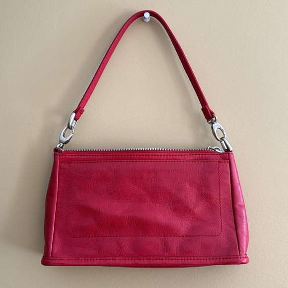 Genuine Leather Red Hobo Bag with Adjustable Straps. - Picture 1 of 4